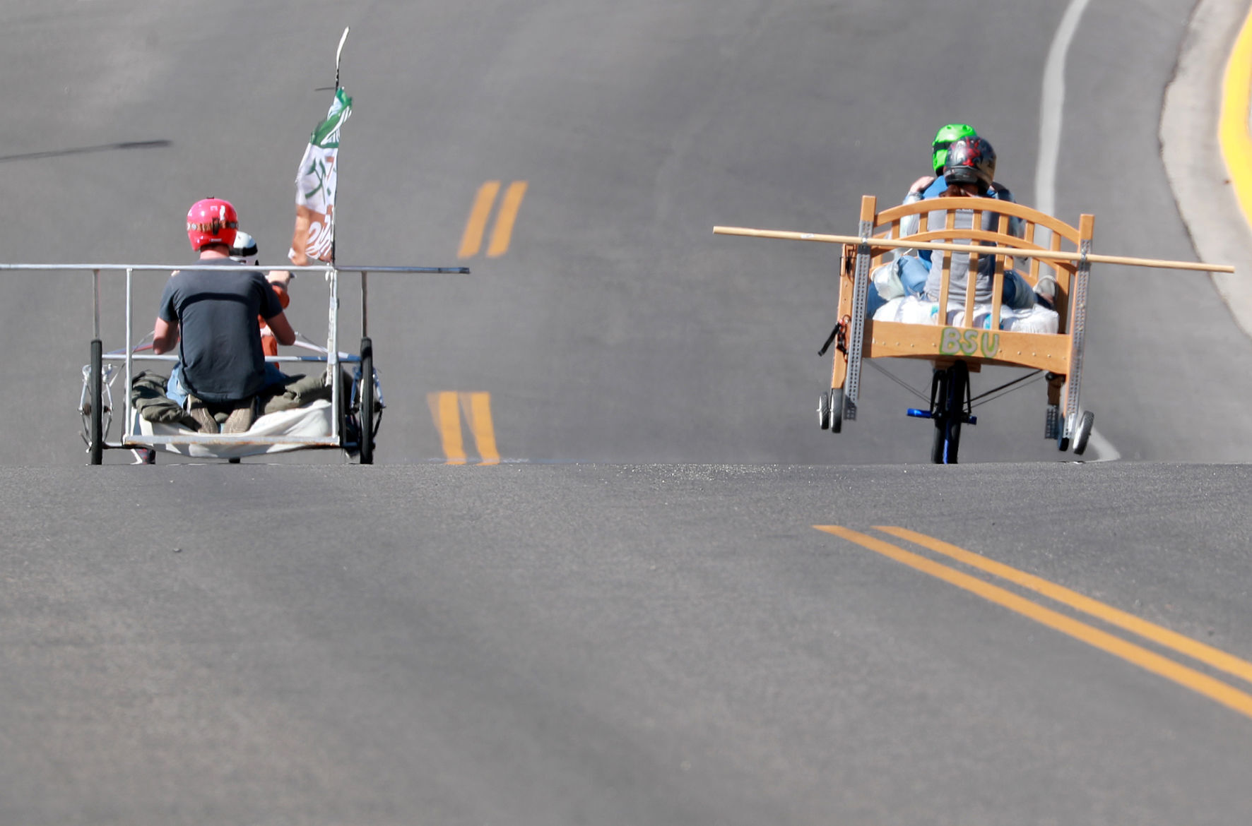 Tech's annual bed races